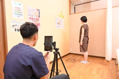 腰痛患者の姿勢分析
